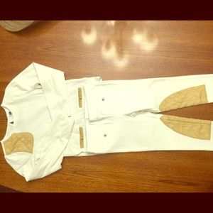 Janie and Jack NWT riding stye outfit. Size 6.